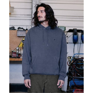 Volcom Single Stone PW Pullover Hood - Storm Blue - Mens Pullover Hoodie by Volcom