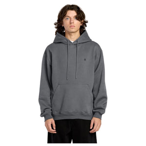 Volcom Single Stone PW Pullover Hoodie - Asphalt Black - Mens Pullover Hoodie by Volcom