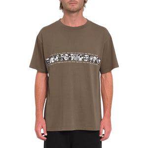 Volcom Skate Vitals Remy T-Shirt - Dark Earth - Mens Skate Brand T-Shirt by Volcom
