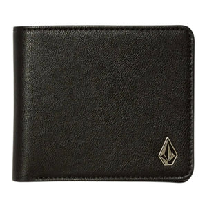 Volcom Slim Stone Wallet L - Black - Mens Wallet by Volcom