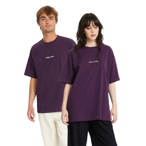 Volcom Stone Loose Fit T-Shirt - Grape Royale - Mens Graphic T-Shirt by Volcom