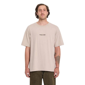 Volcom Stone Loose T-Shirt - Bark Brown - Mens Plain T-Shirt by Volcom