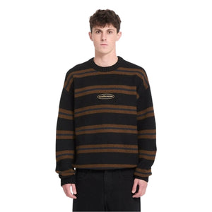 Volcom Striperstand Sweater - Black - Mens Knitwear by Volcom