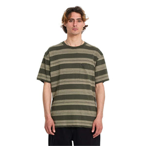 Volcom Twilight Crew - Squadron Green - Mens Pocket T-Shirt by Volcom