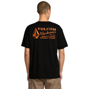 Volcom Workwear T-Shirt - Black - Mens Graphic T-Shirt by Volcom