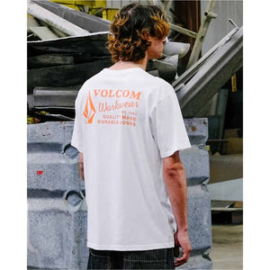 Volcom Workwear T-Shirt - White - Mens Graphic T-Shirt by Volcom