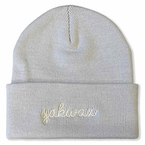 Yakwax Doodle Beanie - Stone - Fold Beanie by Yakwax