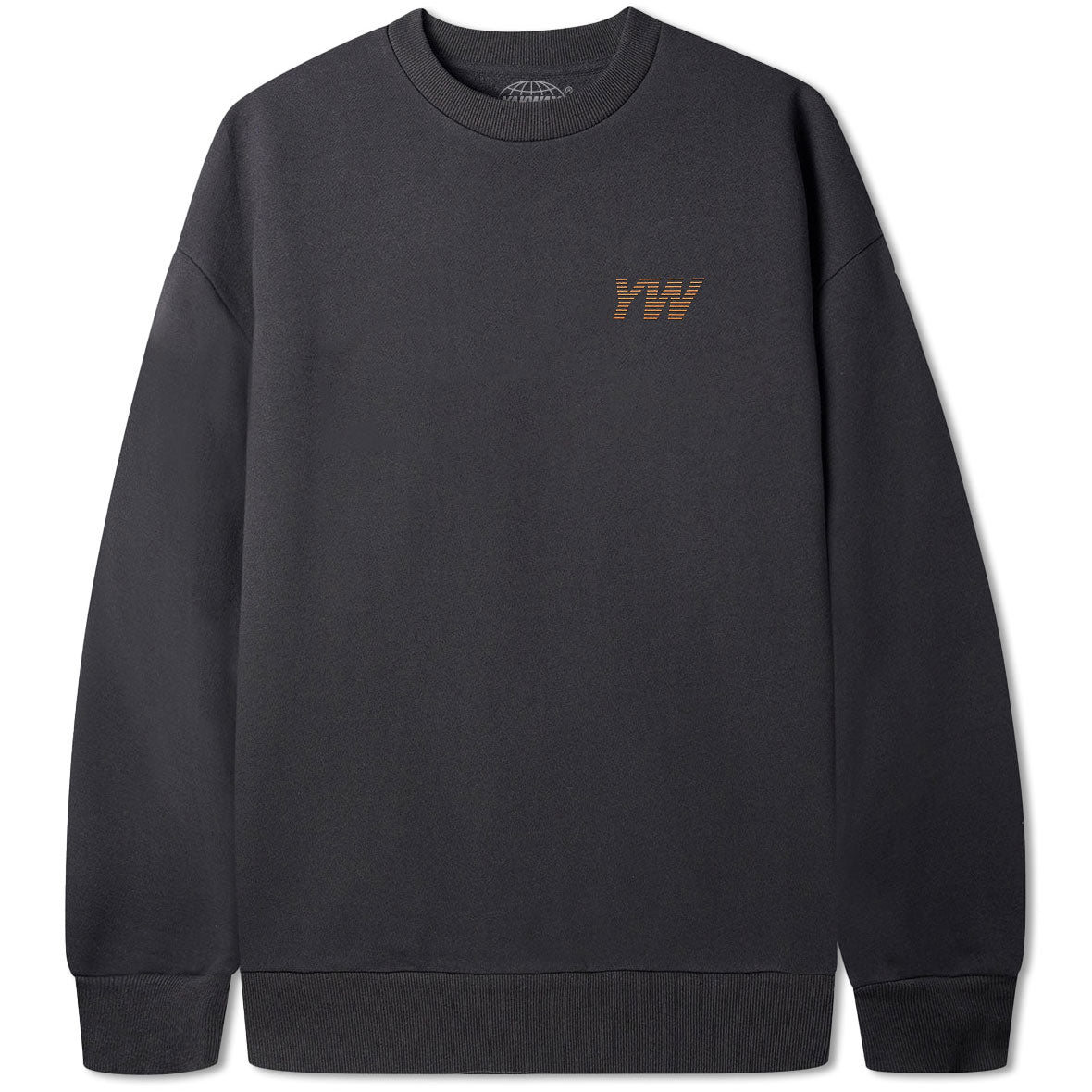 Yakwax Fundamentals Crewneck Sweater - Black/Bronze - Mens Crew Neck Sweatshirt by Yakwax