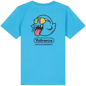 Yakwax Ghost Youth Kids T-Shirt - Aqua Blue - Boys Skate Brand T-Shirt by Yakwax