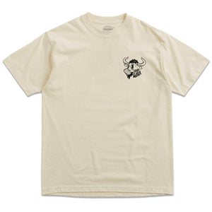 Yakwax Wavy Head T-Shirt - Sand - Mens Graphic T-Shirt by Yakwax