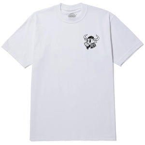 Yakwax Wavy Head T-Shirt White - Mens Graphic T-Shirt by Yakwax