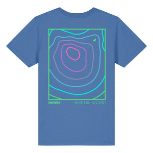 Yakwax Isobar Kids T-Shirt - Blue/Green - Boys Surf Brand T-Shirt by Yakwax