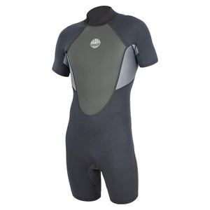 Alder Men's Impact 3/2mm Shortie Wetsuit 2022 - Black - Mens Shorty/Spring Wetsuit by Alder