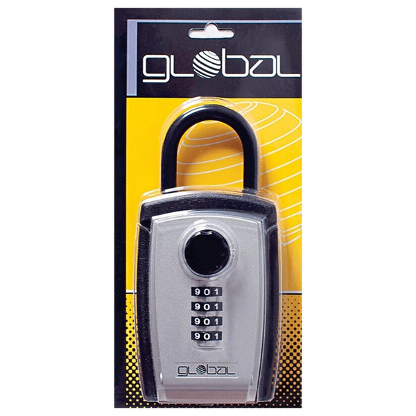 Alder Global Premium Key Safe Car Key Lock Black/Silver Free UK