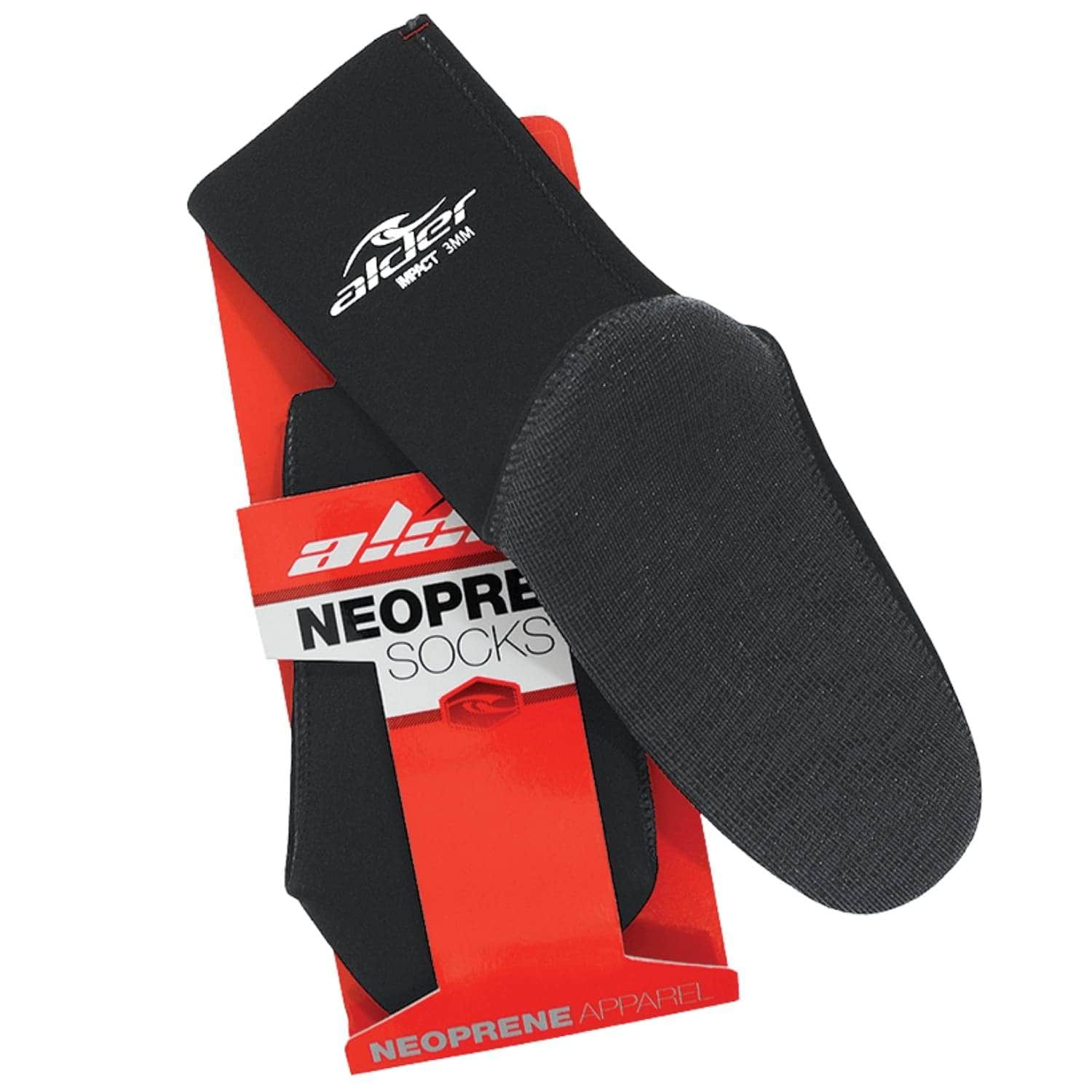 Alder Impact 3mm Junior Neoprene Wetsuit Socks - Black
