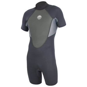 Alder Mens Impact 3/2mm Shortie Wetsuit 2021 - Black - Mens Shorty/Spring Wetsuit by Alder