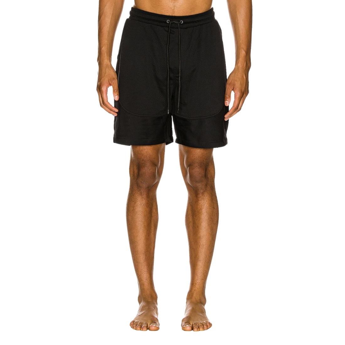 Brixton Shield Mesh Short - Black - Mens Gym Shorts by Brixton