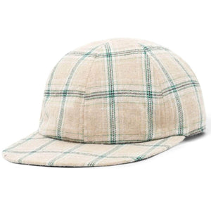 Butter Goods Plaid Reversible 6 Panel Cap - Khaki