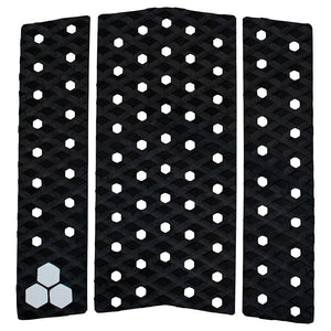 Channel Islands 3 Piece Reef Heazlewood Front Foot Surfboard Grip Pad - Black - Full Traction/Front Foot Surfboard Pad by Channel Islands