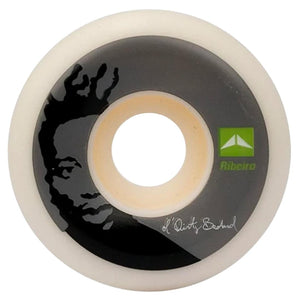 Crupie X ODB Carlos Ribeiro Wide Shape Skateboard Wheels - White - Skateboard Wheels by Crupie