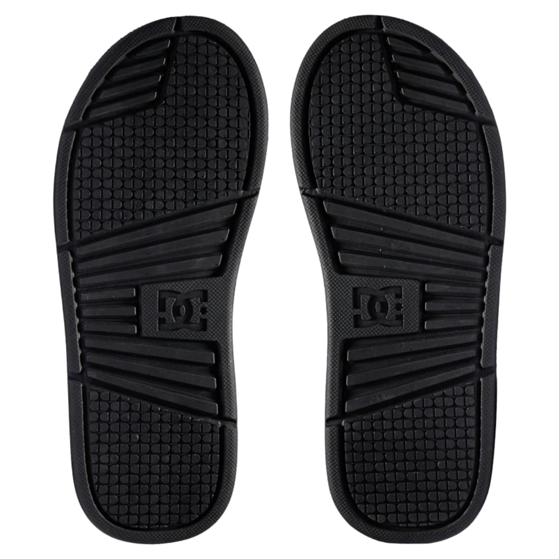 DC Bolsa Slide Sandals - Black/Camel - Mens Flip Flops by DC