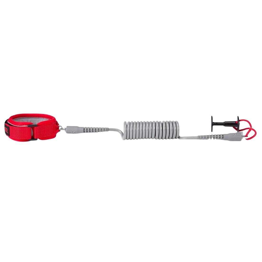 Dakine 4FT Kainui Coiled Bicep Bodyboard Leash - Shadow - Bodyboard Leash by Dakine 4ft