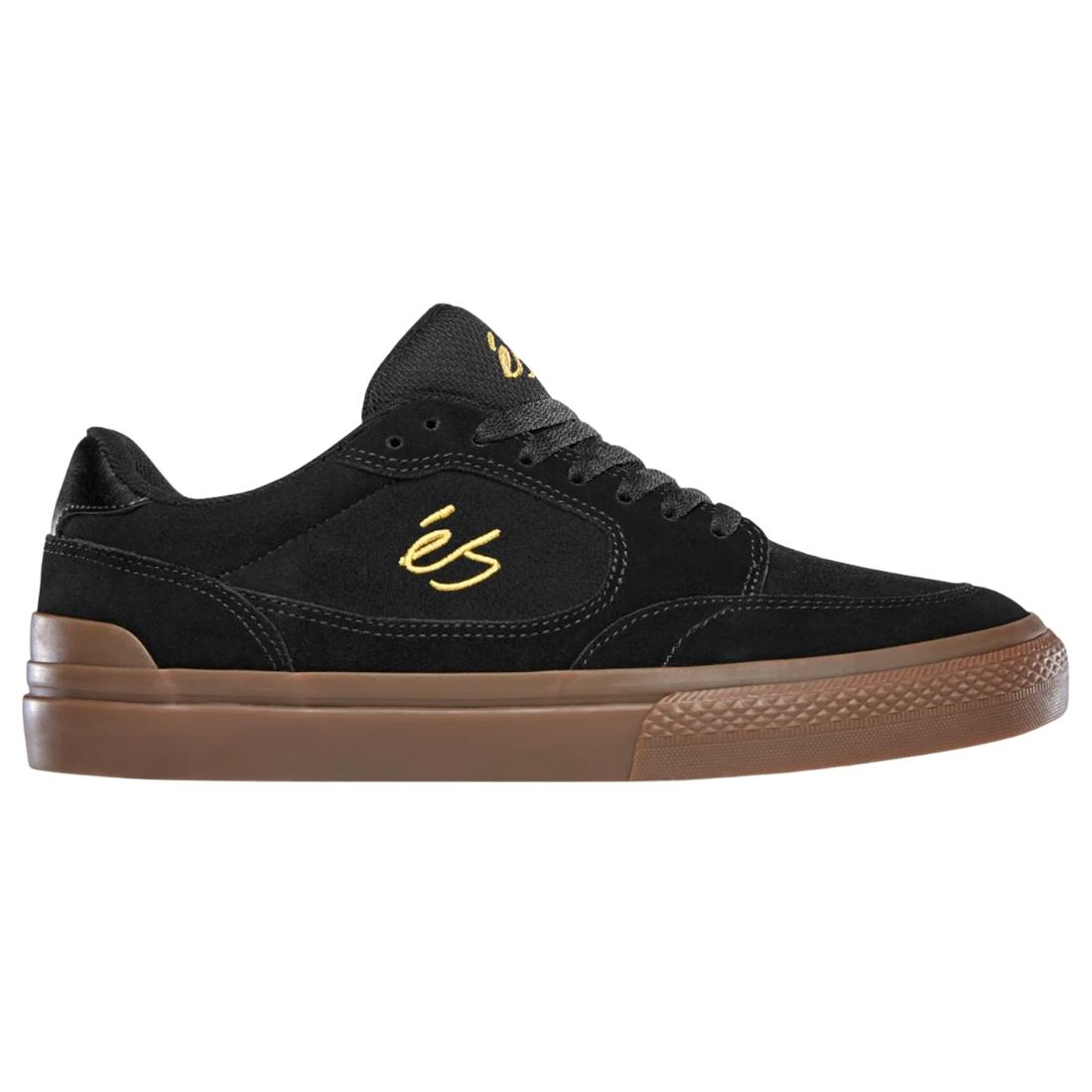 Es Caspian Skate Shoes - Black/Gum - Mens Skate Shoes by eS