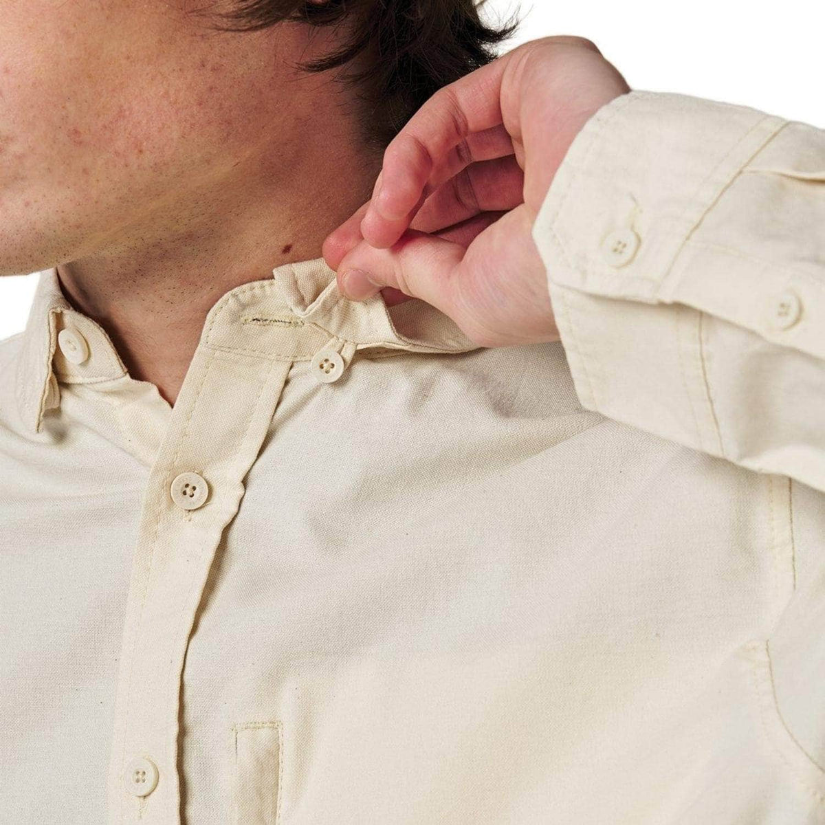 Globe Foundation Long Sleeve Shirt - Bleach Free - Dye Free - Mens Casual Shirt by Globe