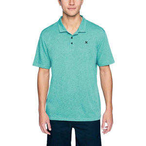 Hurley Ace Vista Polo Shirt - Aura Green Heather - Mens Polo Shirt by Hurley