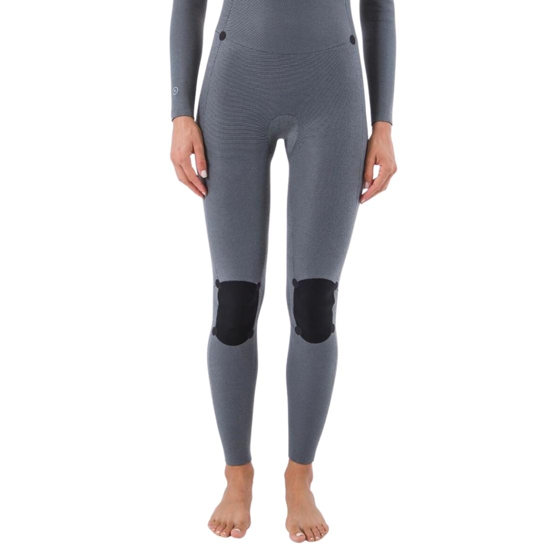 Hurley Womens Advantage 3/2mm Chest Zip Full Wetsuit - Charcoal Gray