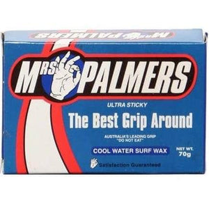 Mrs Palmers Surf Wax - Cool 70g - Surfboard Wax by Mrs Palmers N/A