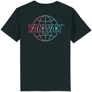 Yakwax Worldwide T-Shirt - Black/Ripen - Mens Graphic T-Shirt by Yakwax