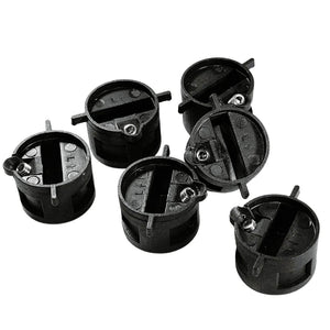 Northcore FCS Compatible Fin Plugs (Set Of 6) - Black