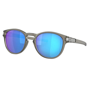 Oakley Latch Polarised Sunglasses - Matte Grey Ink/Prizm Sapphire Iridium Polar - Round Sunglasses by Oakley