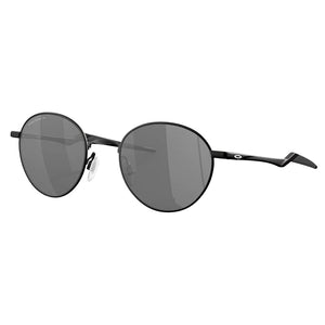 Oakley Terrigal Polarised Sunglasses - Satin Black/Prizm Black Polar - Round Sunglasses by Oakley