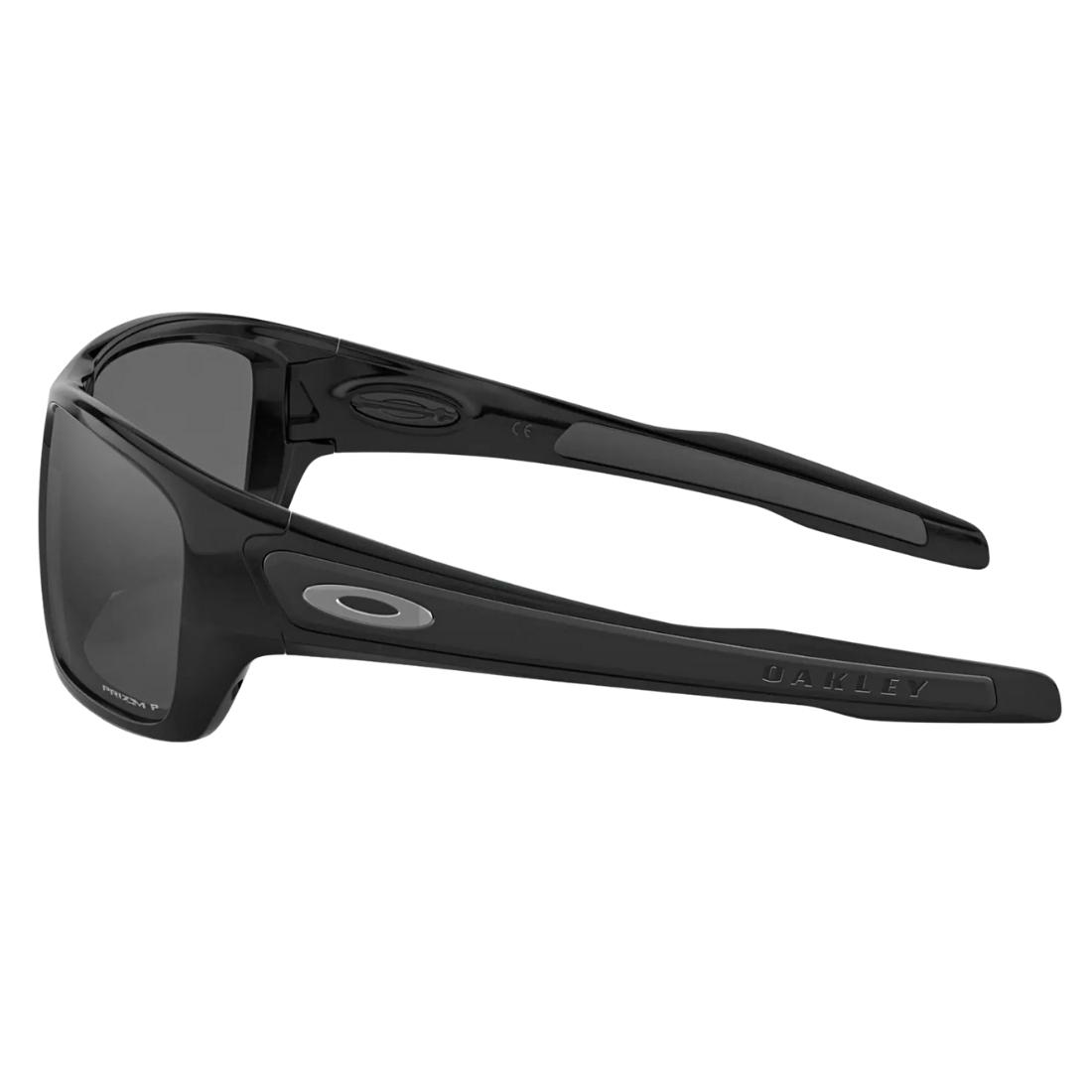Oakley Turbine Sunglasses - Polished Black/Prizm Black Polarized - Square/Rectangular Sunglasses by Oakley