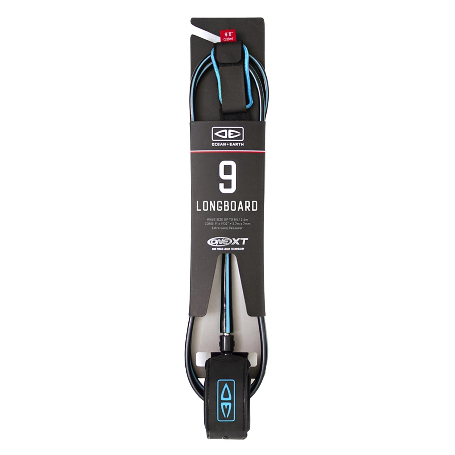 Ocean And Earth 9ft XT Premium Longboard Leash - Blue