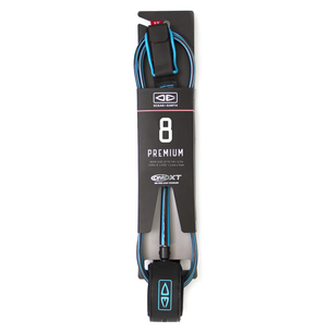 Ocean And Earth 8Ft One XT Leash - Blue - 8ft Surfboard Leash by Ocean and Earth 8ft