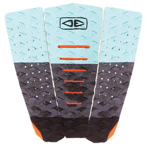 Ocean and Earth Micro Grom Kids 3 Piece Tail Pad - Black/Aqua
