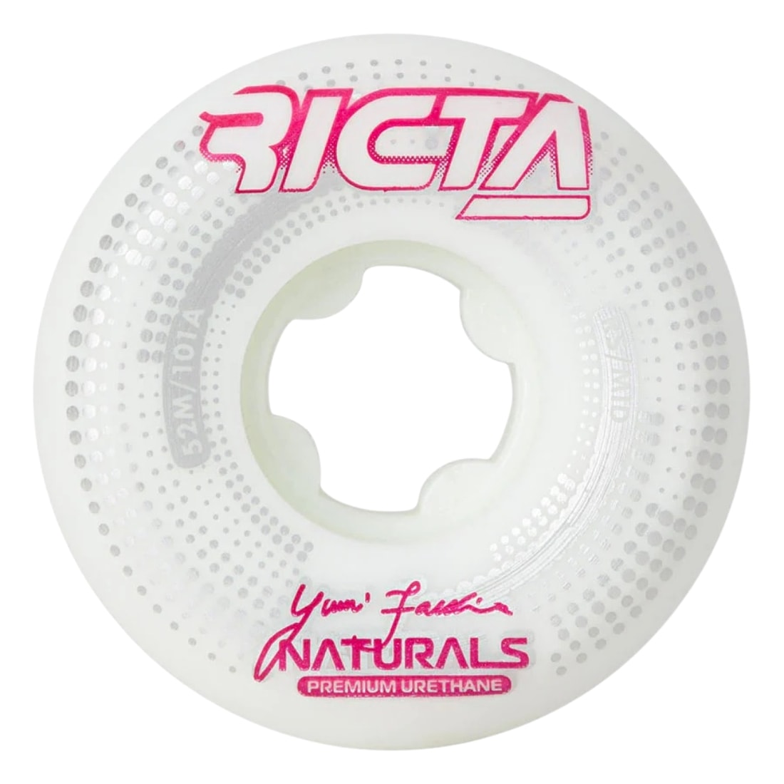 Ricta 52mm Facchini Source Naturals Mid 101A Skateboard Wheels - White - Skateboard Wheels by Ricta 52mm