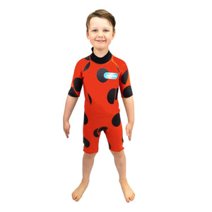 Saltskin Kids Ladybird 2mm Shorty Spring Wetsuit Ladybird - Kids Shorty/Spring Wetsuit by Saltskin