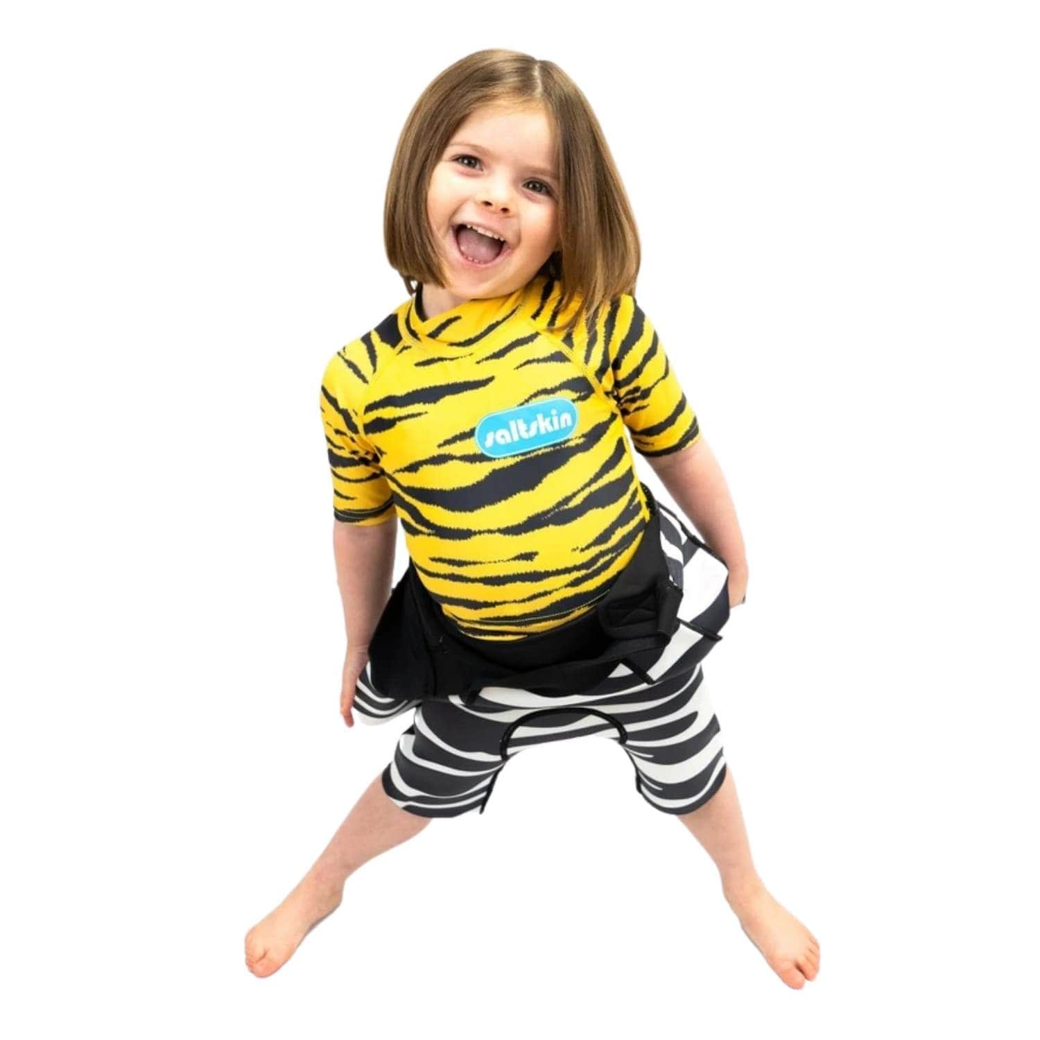 Saltskin Kids Rash Sun Vest - Tiger
