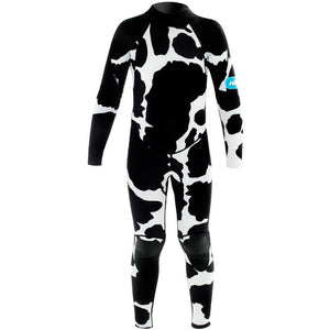 Saltskin Youth Kids Cow 3mm Full Wetsuit - Cow - Kids Full Length Wetsuit by Saltskin