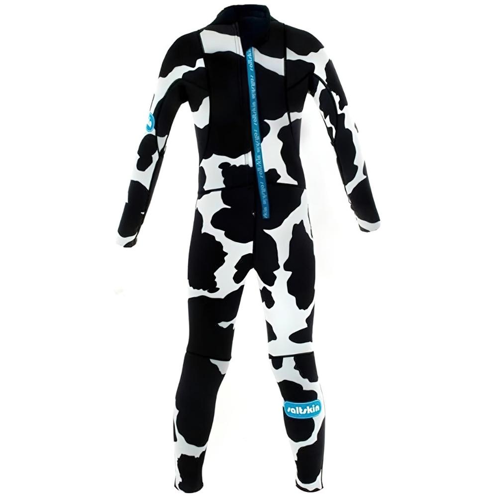 Saltskin Youth Kids Cow 3mm Full Wetsuit - Cow - Kids Full Length Wetsuit by Saltskin