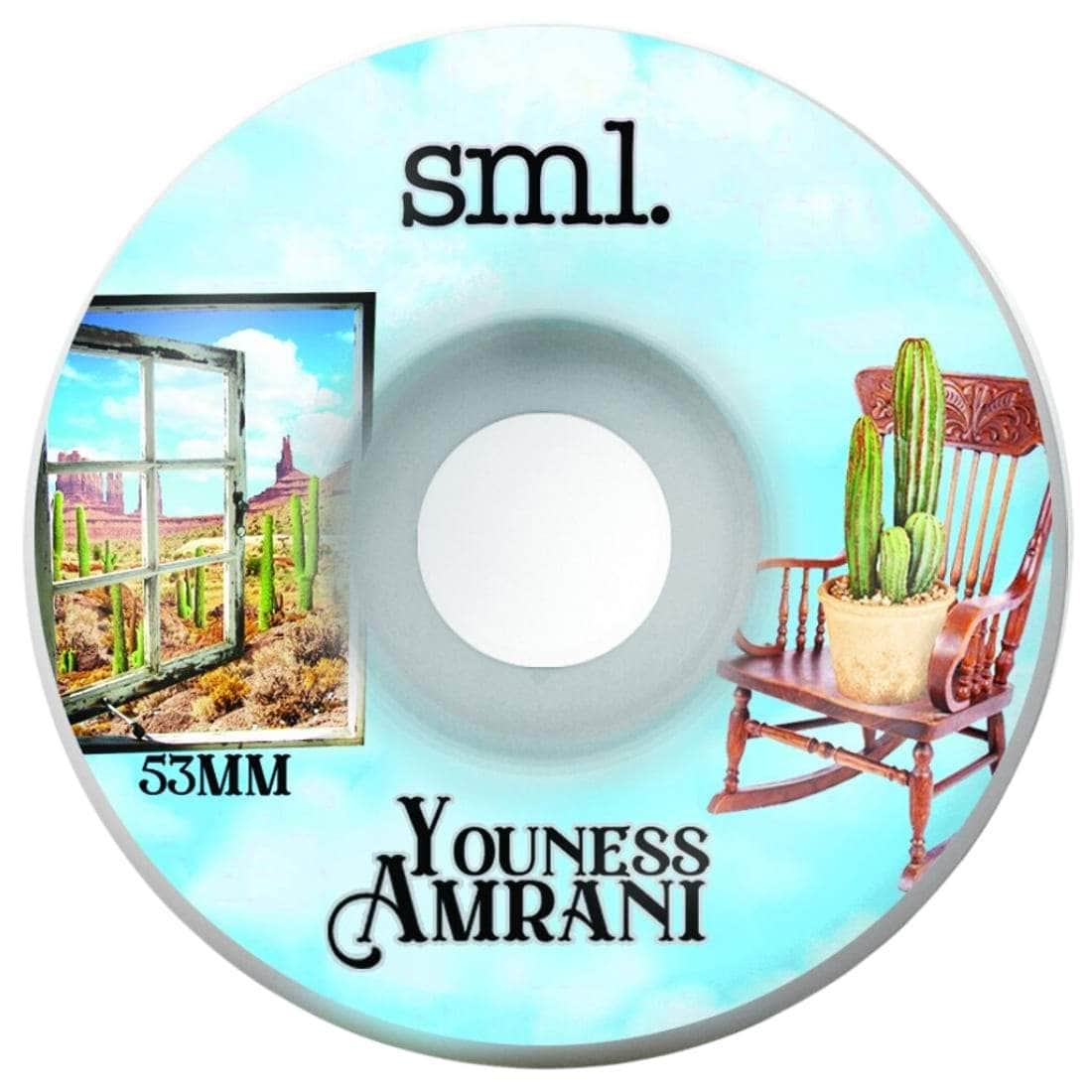 SML Wheels Youness Amrani Still Life Series Skate Wheels - Blue