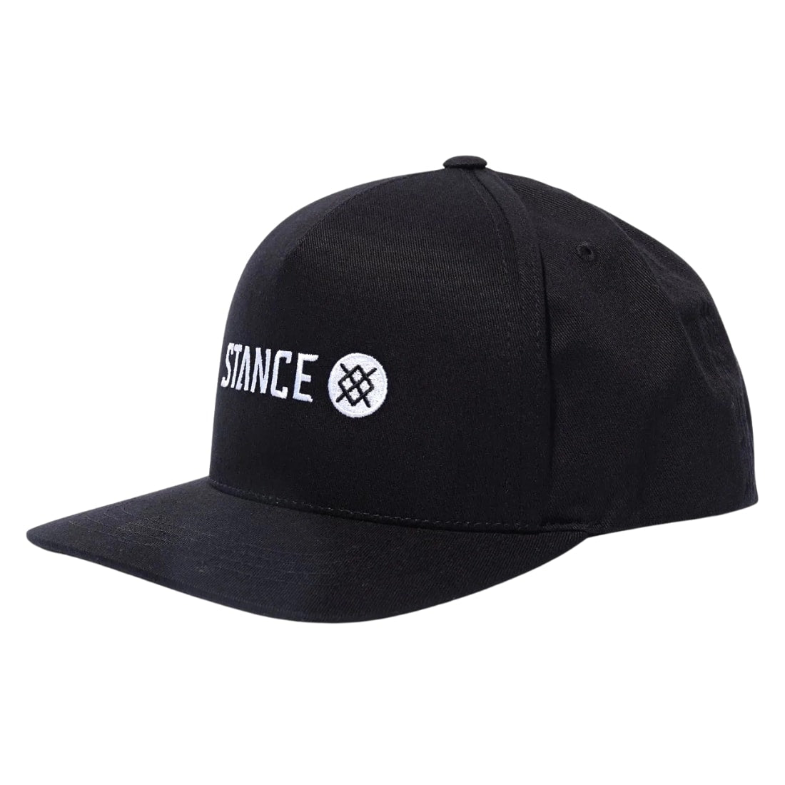 Stance Icon Snapback Hat - Black - Snapback Cap by Stance One Size
