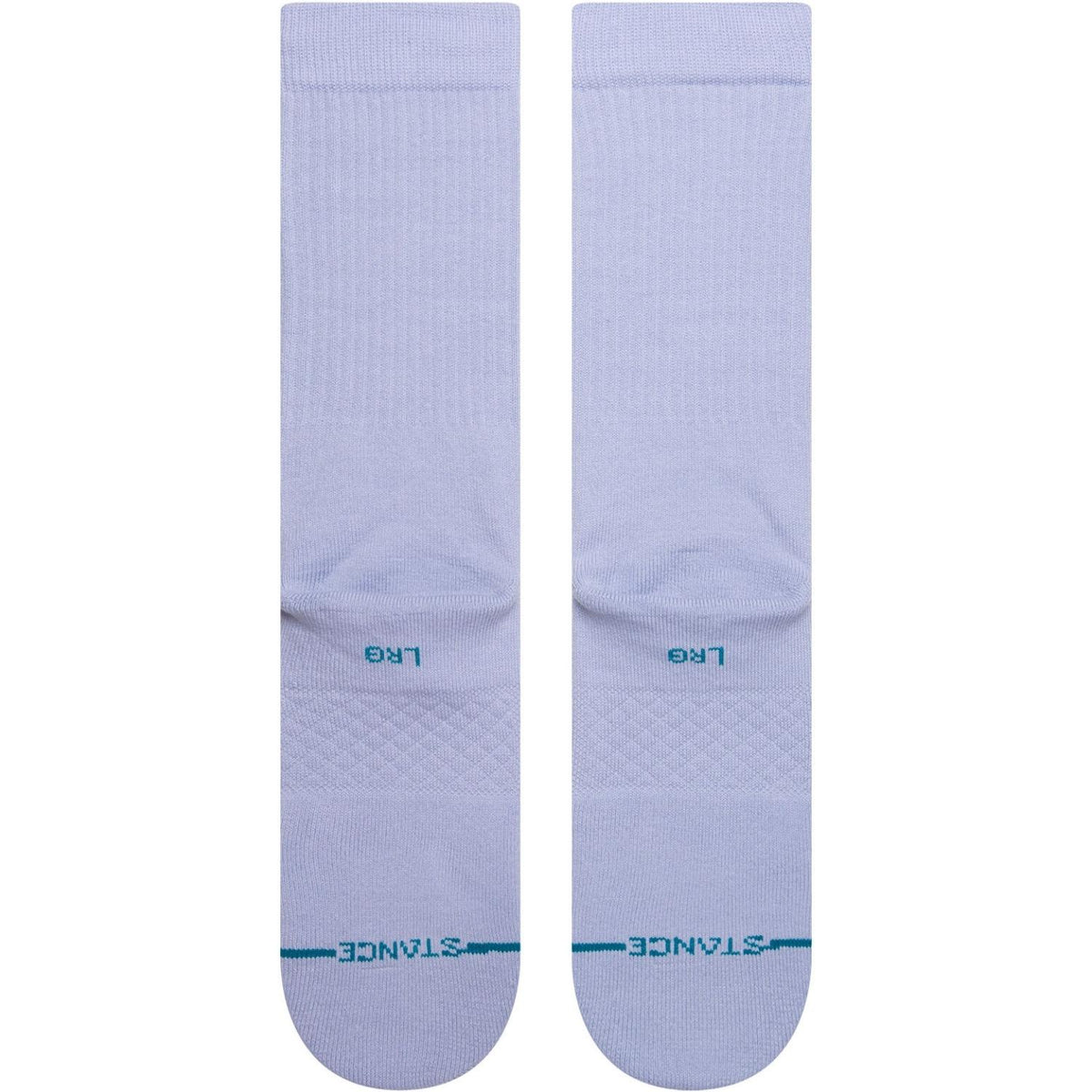Stance Icon Crew Socks - Lilac Ice - Unisex Crew Length Socks by Stance L (UK8-12.5)