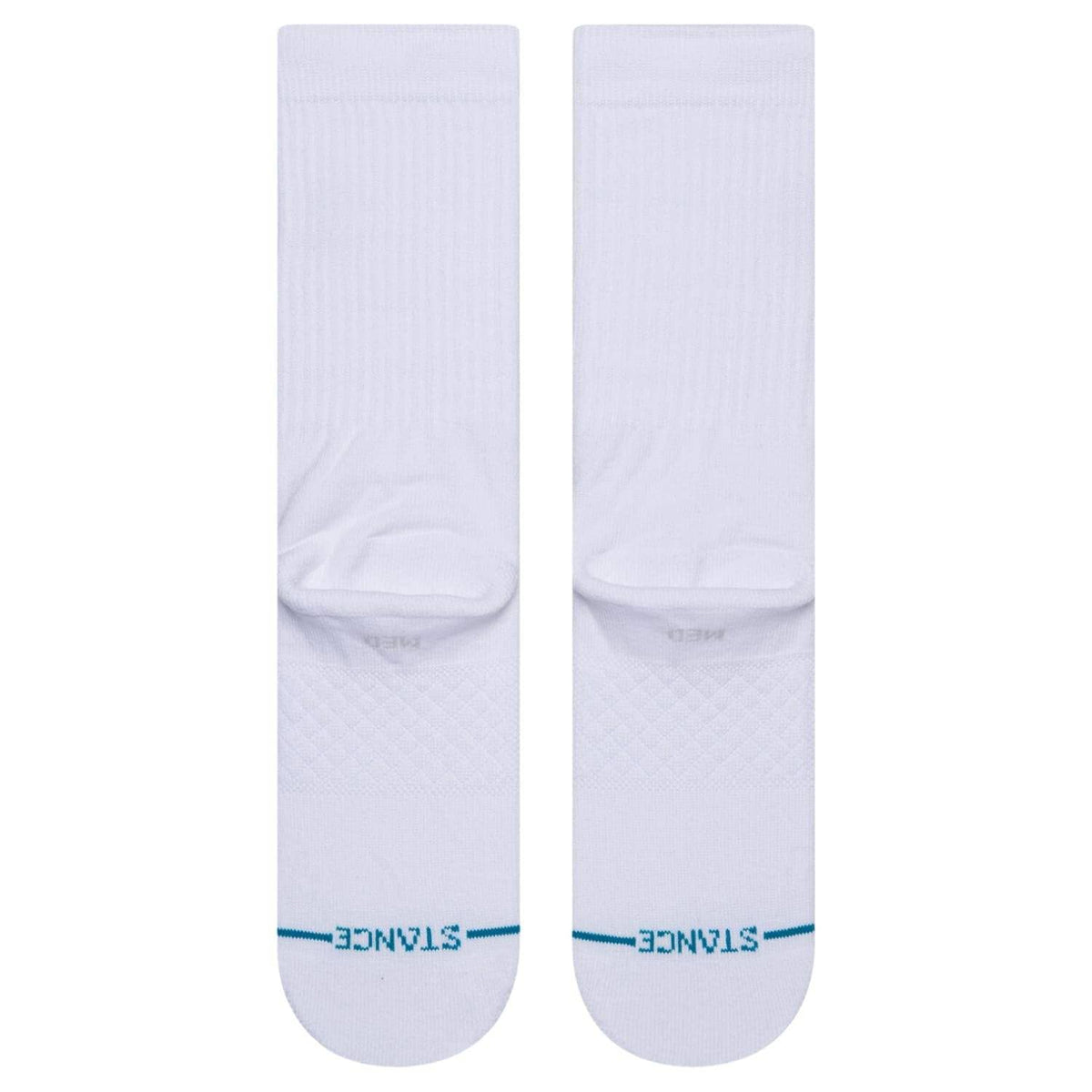 Stance NBA Logoman ST Socks White Mens Crew Length Socks by Stance