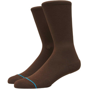 Stance Nathan Crew Socks - Brown - Mens Crew Length Socks by Stance