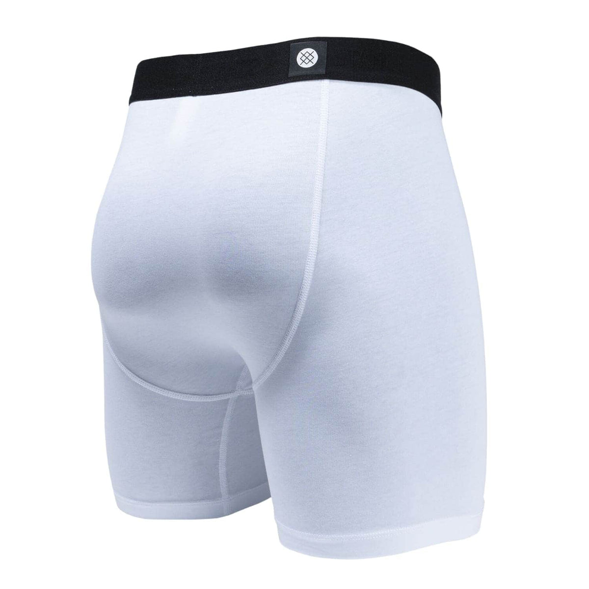 Stance Standard 6in Boxer Brief - White - Mens Boxer Briefs Underwear by Stance